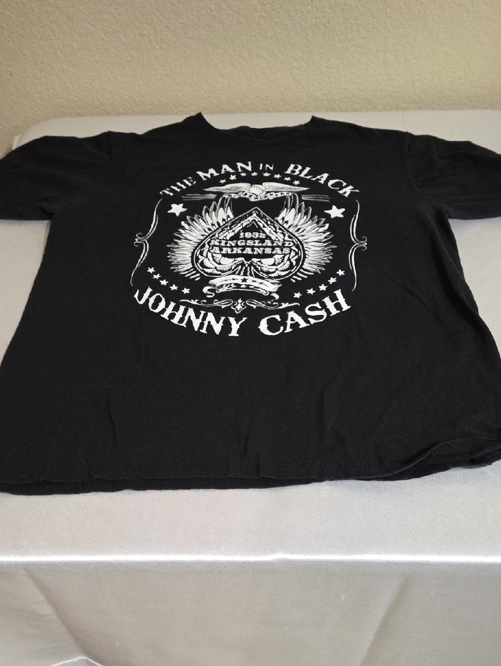 Zion Rootswear Black Johnny Cash Graphic Tee
